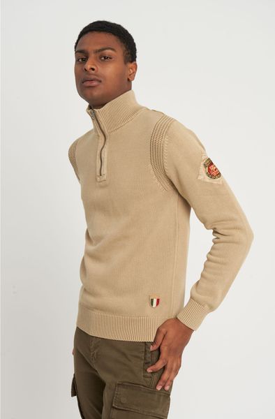 Пуловер мужской на пол-замка Marina Militare AYK0026-22300017 - L AYK0026 фото